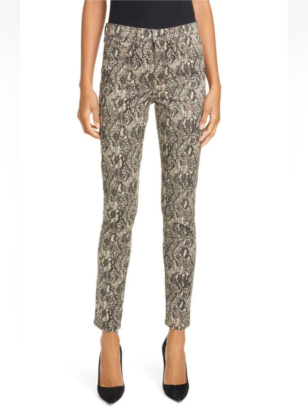 Veronica Beard Kate snake skin skinny jeans , sz : 28